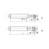Solid carbide milling End mill long shank High-performance machining PM-4HL - Makotools Industrial Supply Tools for Metal Cutting